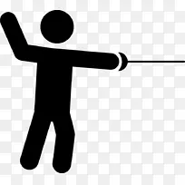 线条剪贴画手指人类行为-击剑图标-空若网 线条剪贴画手指人类行为-击剑图标-空若网