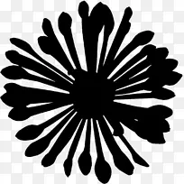 开花植物字体线图案-空若网 开花植物字体线图案-空若网