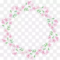 花设计艾菲尔铁塔花环.边框-空若网 花设计艾菲尔铁塔花环.边框-空若网