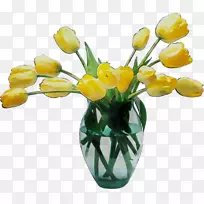 郁金香花设计花瓶切花-空若网 郁金香花设计花瓶切花-空若网