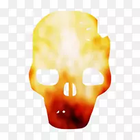 鼻子黄色下巴头骨照明-空若网 鼻子黄色下巴头骨照明-空若网