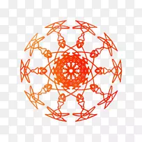 图案对称点积圆-空若网 图案对称点积圆-空若网