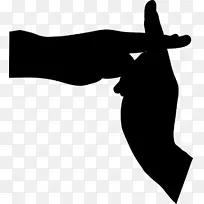 手指夹艺术剪影线肩部-空若网 手指夹艺术剪影线肩部-空若网