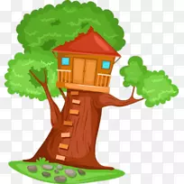 树屋图像剪辑艺术png图片.粘贴插图-空若网 树屋图像剪辑艺术png图片.粘贴插图-空若网