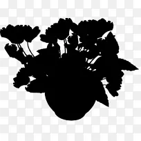 开花植物剪影字体叶-空若网 开花植物剪影字体叶-空若网