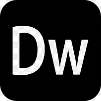 LOGO adobe Dreamweaver计算机图标字体品牌-Dreamweaver按钮-空若网 LOGO adobe Dreamweaver计算机图标字体品牌-Dreamweaver按钮-空若网