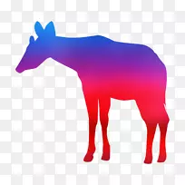 驯鹿包动物夹艺术剪影鼻子-空若网 驯鹿包动物夹艺术剪影鼻子-空若网