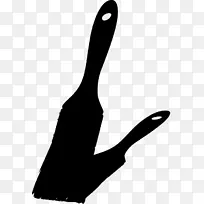 剪贴画手指线条黑色m-空若网 剪贴画手指线条黑色m-空若网