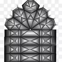 建筑对称图样角模型-空若网 建筑对称图样角模型-空若网