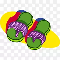 鞋拖鞋剪贴画凉鞋-空若网 鞋拖鞋剪贴画凉鞋-空若网