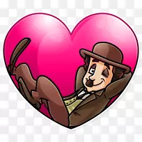 Instagram照片情人节卡通帽-卓别林象形文字-空若网 Instagram照片情人节卡通帽-卓别林象形文字-空若网