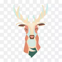 驯鹿插图剪辑艺术鼻子鹿角.驯鹿-空若网 驯鹿插图剪辑艺术鼻子鹿角.驯鹿-空若网