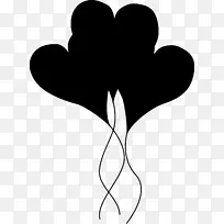 心脏夹艺术爱情气球可伸缩图形-空若网 心脏夹艺术爱情气球可伸缩图形-空若网