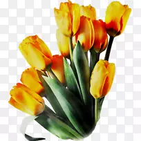 郁金香花型切花花束-空若网 郁金香花型切花花束-空若网