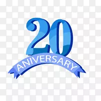 标志蓝色品牌数字字体-空若网 标志蓝色品牌数字字体-空若网