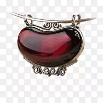 石榴石宝石珠宝银红宝石锁-空若网 石榴石宝石珠宝银红宝石锁-空若网