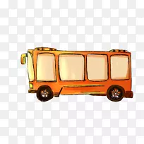 汽车模型商用车运输黄色背景-空若网 汽车模型商用车运输黄色背景-空若网