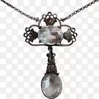 吊坠项链宝石珠宝银-空若网 吊坠项链宝石珠宝银-空若网