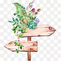 水彩画-免费-洋蓟-空若网 水彩画-免费-洋蓟-空若网