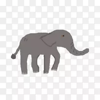 印度象非洲象产品设计陆地动物.伺服图形-空若网 印度象非洲象产品设计陆地动物.伺服图形-空若网
