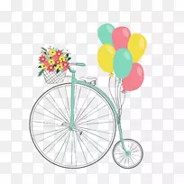 图像剪辑艺术水彩画图形.气球色带-空若网 图像剪辑艺术水彩画图形.气球色带-空若网