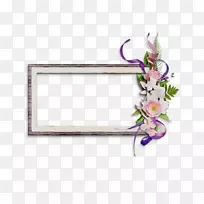花卉设计画框紫色长方形-空若网 花卉设计画框紫色长方形-空若网