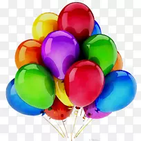 气球生日派对假日插画-空若网 气球生日派对假日插画-空若网