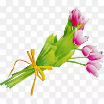 花卉设计切花花束郁金香-空若网 花卉设计切花花束郁金香-空若网