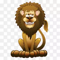 狮子图形动物插图图片卡通狮子-空若网 狮子图形动物插图图片卡通狮子-空若网