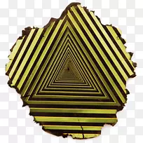 线对称黄色角图案-星号海报-空若网 线对称黄色角图案-星号海报-空若网