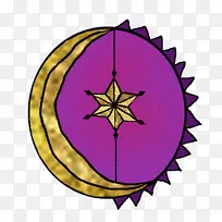 图案图形对称符号插图.紫水晶水彩-空若网 图案图形对称符号插图.紫水晶水彩-空若网