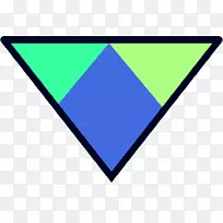 三角形萤石剪贴画宝石.锆石水彩-空若网 三角形萤石剪贴画宝石.锆石水彩-空若网