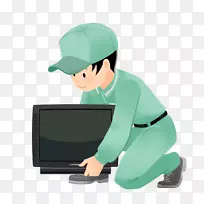 电视插画卡通产品设计-空若网 电视插画卡通产品设计-空若网