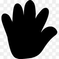 剪贴画手指线条黑色m-空若网 剪贴画手指线条黑色m-空若网