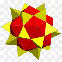 图案对称黄色三角点-增广边界-空若网 图案对称黄色三角点-增广边界-空若网