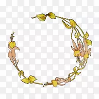 昆虫黄色剪贴画花线-空若网 昆虫黄色剪贴画花线-空若网