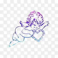 画丘比特的彩色书爱纸-空若网 画丘比特的彩色书爱纸-空若网