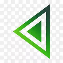 线三角形绿色产品设计-空若网 线三角形绿色产品设计-空若网