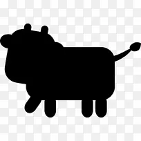 牛剪艺术剪影鼻子-空若网 牛剪艺术剪影鼻子-空若网