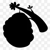 水果开花植物剪贴画剪影-空若网 水果开花植物剪贴画剪影-空若网