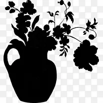 开花植物剪影叶树-空若网 开花植物剪影叶树-空若网