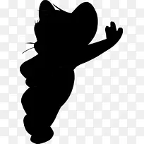 胡须猫剪贴画剪影手指-空若网 胡须猫剪贴画剪影手指-空若网