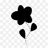 图案字体剪影叶开花植物-空若网 图案字体剪影叶开花植物-空若网