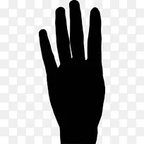 拇指手模型手套轮廓字体-空若网 拇指手模型手套轮廓字体-空若网