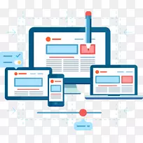 响应式网页设计平面设计网页发展电脑图示网页设计-空若网 响应式网页设计平面设计网页发展电脑图示网页设计-空若网