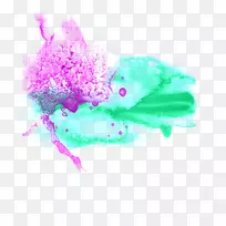 水彩画抽象艺术色彩飞溅-空若网 水彩画抽象艺术色彩飞溅-空若网