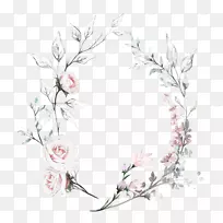 婚礼请柬水彩画:花卉水彩画绘画-空若网 婚礼请柬水彩画:花卉水彩画绘画-空若网