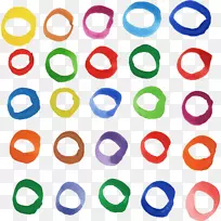 水彩画圆圈-空若网 水彩画圆圈-空若网