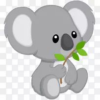考拉熊剪贴画-考拉-空若网 考拉熊剪贴画-考拉-空若网