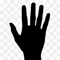 拇指手模型手套轮廓字体-空若网 拇指手模型手套轮廓字体-空若网